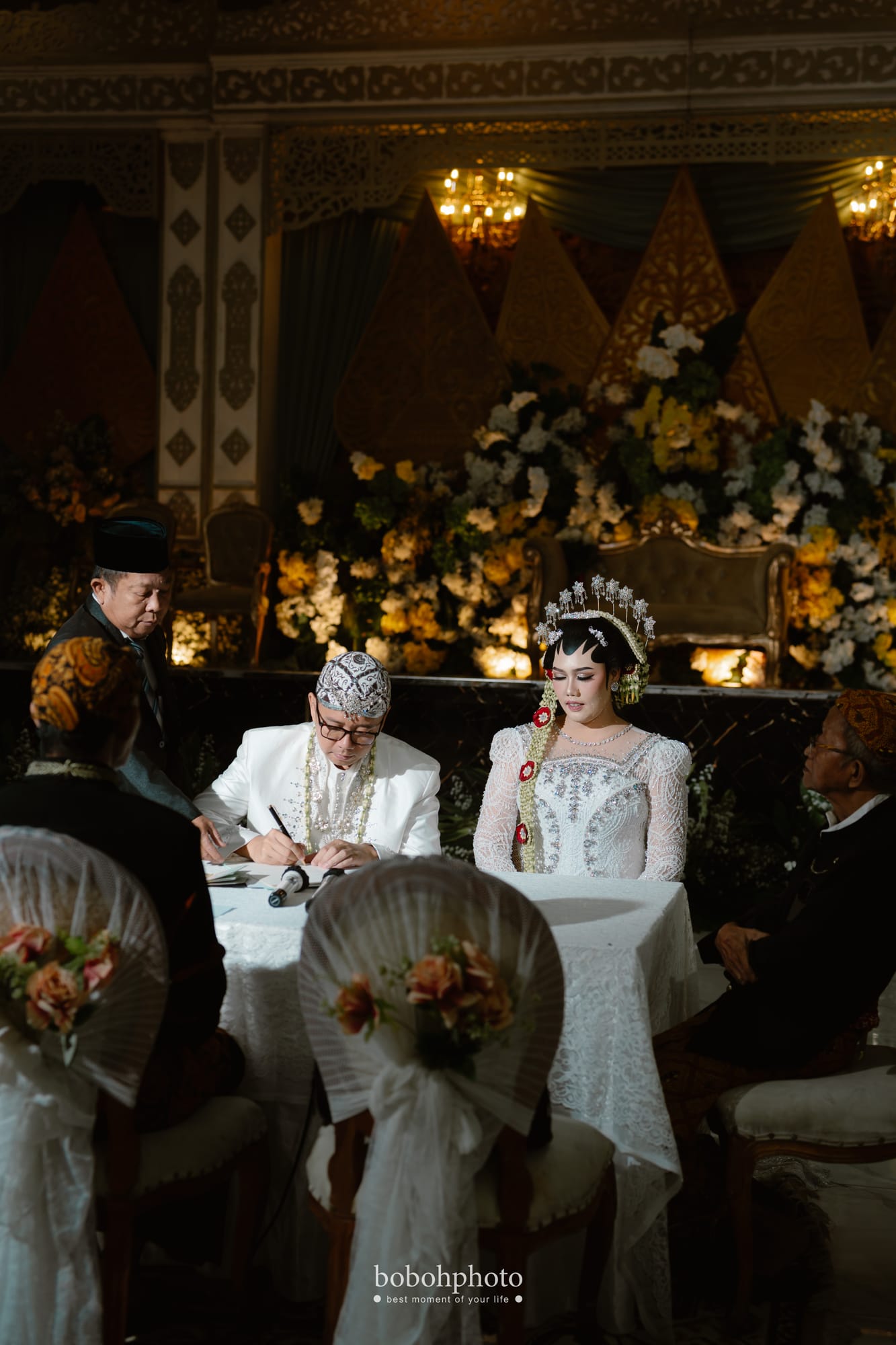 Resty & Hidayat: prosesi akad nikah