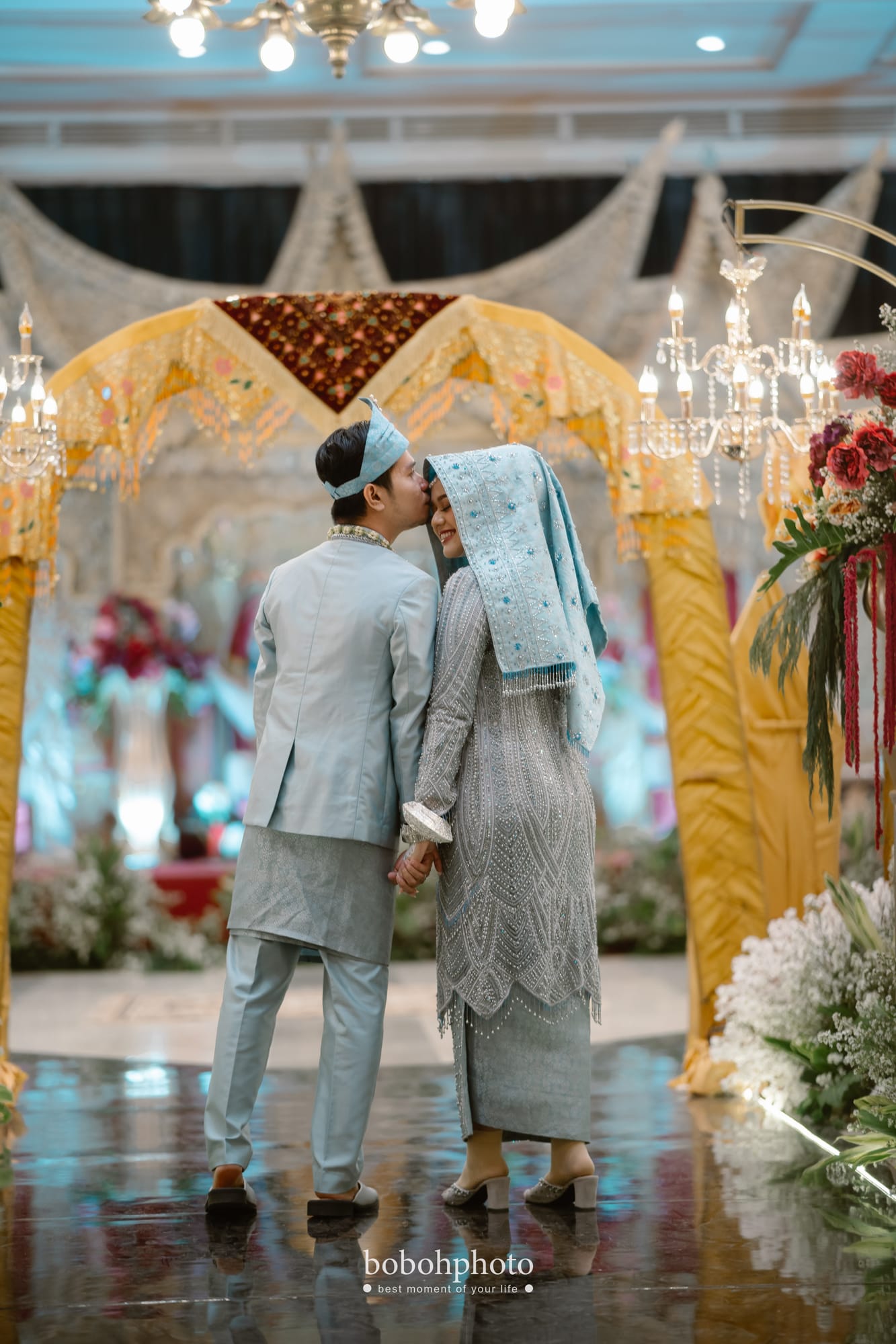 Nabila & Faisal: pengantin di pelaminan akad