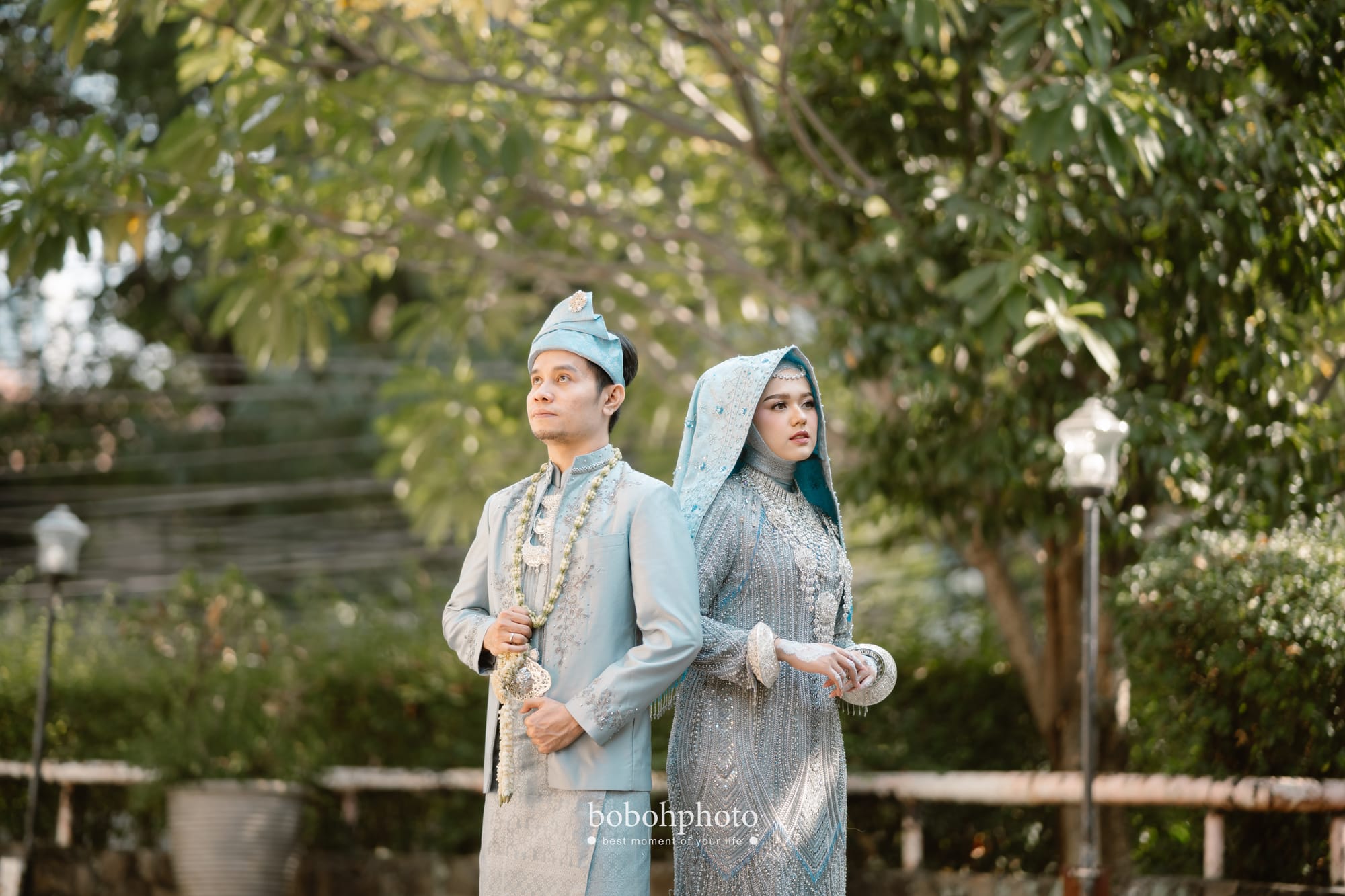Nabila & Faisal: pengantin di taman