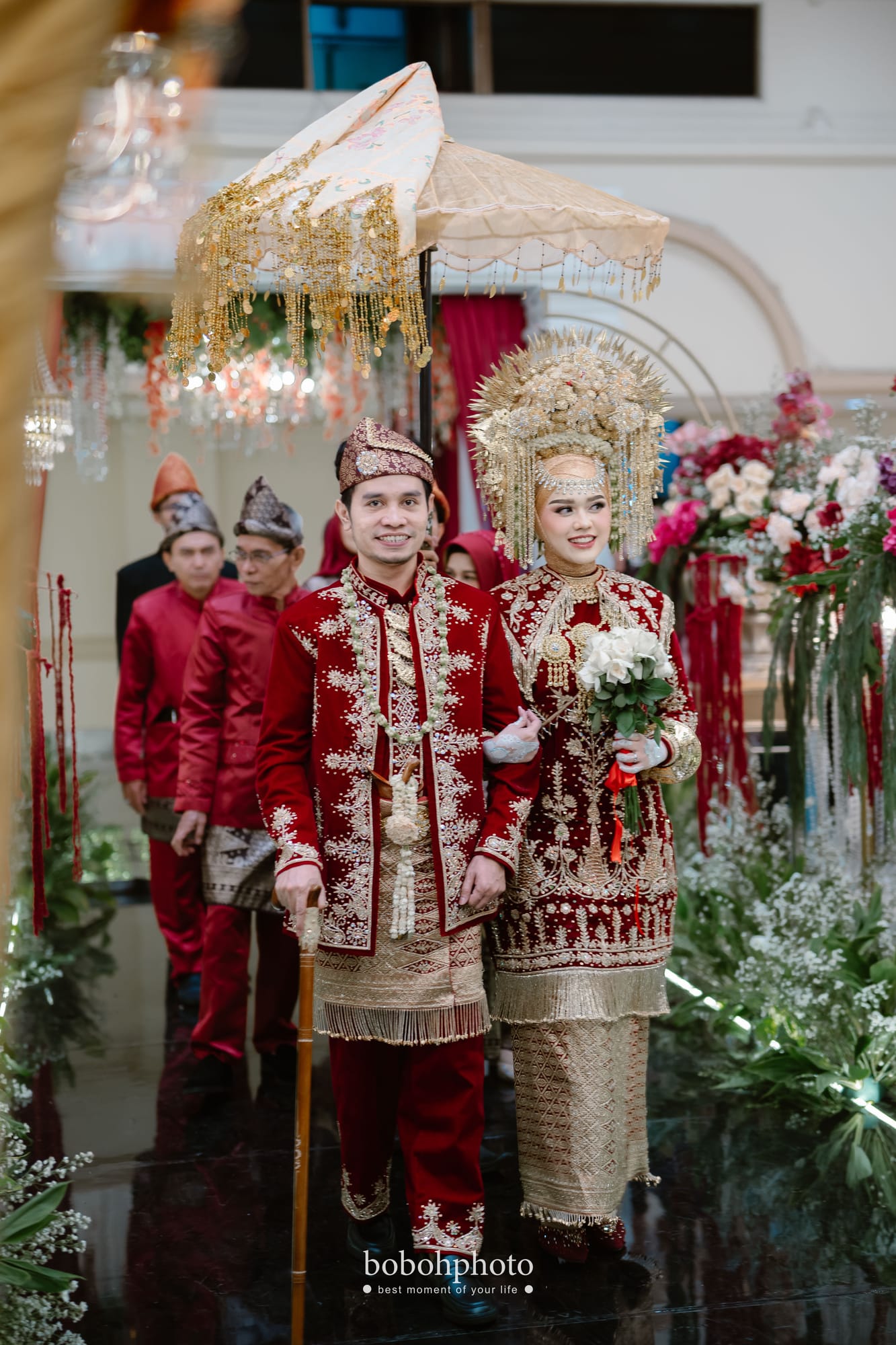 Nabila & Faisal: pengantin bersama keluarga